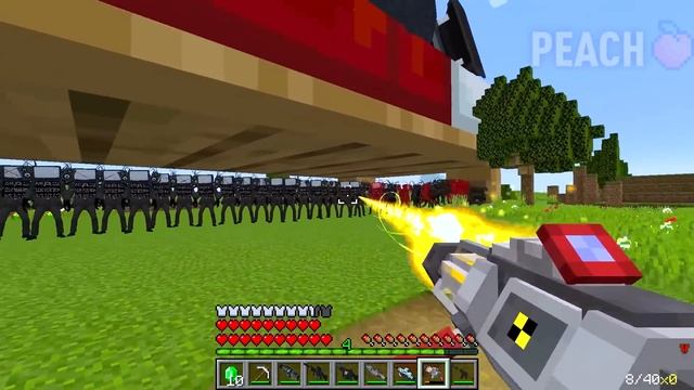 I found a CAMERA MAN on the BIGGEST BED in Minecraft ! CAMERA MAN vs TV WOMAN смотреть онлайн