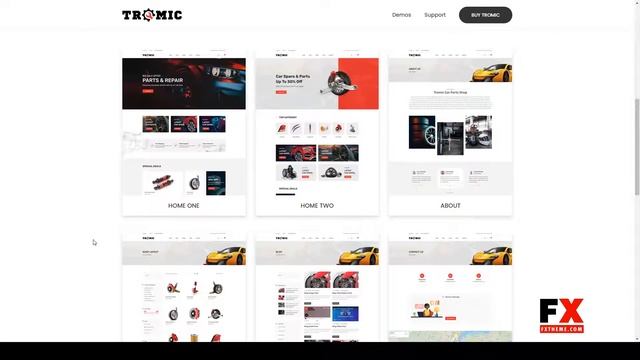 Tromic - Car Accessories Shop Bootstrap 5 Template car repair auto parts смотреть онлайн
