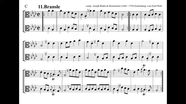 11. Bransle in C Alto Trombone Viola смотреть онлайн
