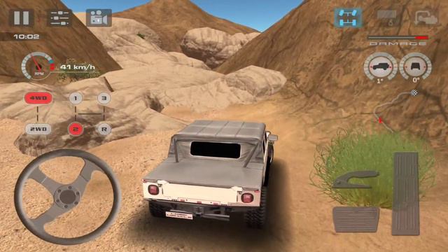 Offroad Drive Dessert - Hummer Wood Bridge Passing Offroad Games - Car Game Android Gameplay смотреть онлайн