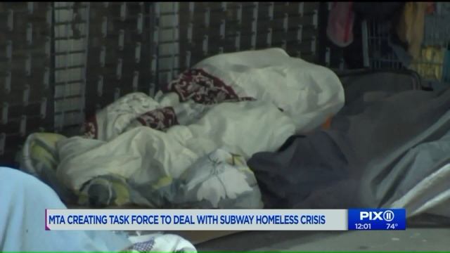 MTA creates task force to deal with homeless subway crisis смотреть онлайн