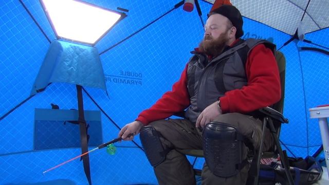 Экстремальная рыбалка в Арктике, палатка HIGASHI