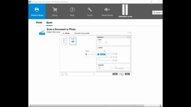 HP Ink Tank Wireless 310 | 315 | 318 | 319 : Scan in small filesize for PDF documents смотреть онлайн