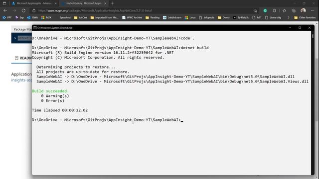 Azure Application Insights - How to connect Application to push Logs смотреть онлайн