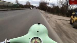 Мотороллер Вятка ВП-150 , Вятка -3 Электрон . Покатушки