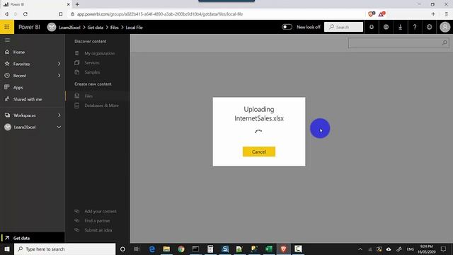 Import Excel Data Model to Power BI Service смотреть онлайн