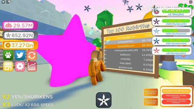 КАК ПОЛУЧИТЬ 3 АДМИНСКИХ ПИТОМЦА БЕСПЛАТНО? 9 РАДУЖНЫХ СЕКРЕТОК В СИМУЛЯТОР НИНДЗЯ КЛИКЕРА ROBLOX смотреть онлайн