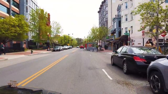 Washington DC 4K Driving Georgetown to Downtown 2023 смотреть онлайн