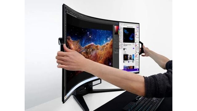 Corsair Xeneon Flex Flexible 45 inch OLED Monitor available for pre order смотреть онлайн