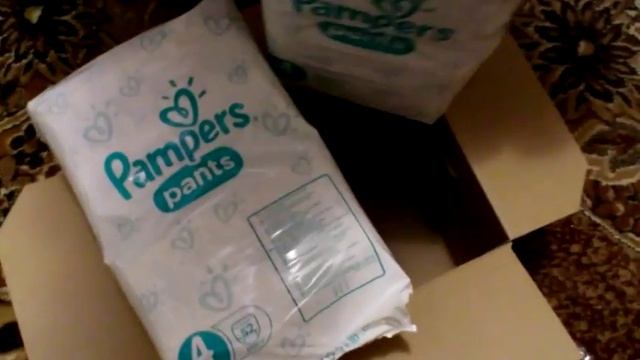 Розпаковка підгузників Pampers pants 4 9-14кг смотреть онлайн
