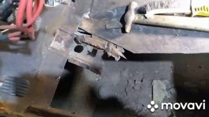 замена порогов Мерседес W210 сварка дна .часть 1