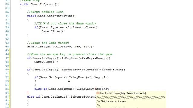 SFML Tutorial #04 - Take input and moving things.avi смотреть онлайн