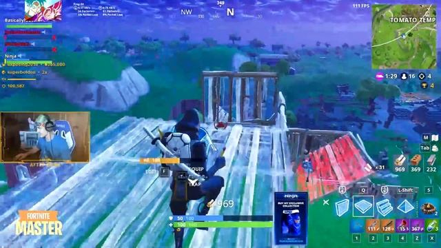 Ninja & Tfue React to Tfue Breaking WORLD RECORD 57 Kills! - Fortnite Best and Funny Moments смотреть онлайн