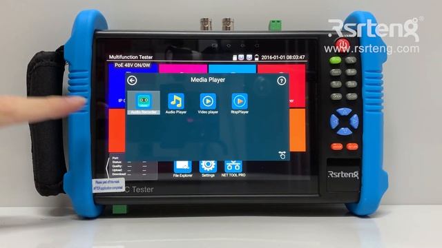 Rsrteng IPC-9800 Plus+ IP Camera Tester IPC Tester Security Camera Tester Tool CVBS Camera Tester