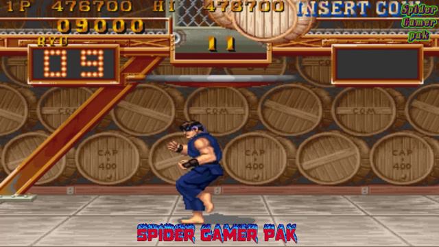 Street Fighter 2 - Sheng Long Power - Ryu playthrough (Blue Ryu The King) смотреть онлайн