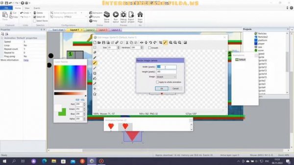Создаём жизни персонажу в Construct 2