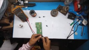 How to Repair Epson L210 card by replacing A2222 & C6144 transistor