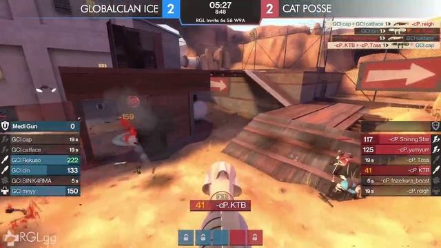Cat Posse vs GlobalClan Ice - RGL 6s S6 W9A - Full VOD смотреть онлайн