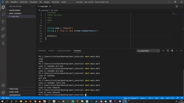Installazione, Variabili e Tipi di Dati - DART TUTORIAL ITALIANO per principianti PARTE 01 смотреть онлайн