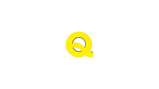 Alphabet Q 3D rotation Lottie JSON animation смотреть онлайн