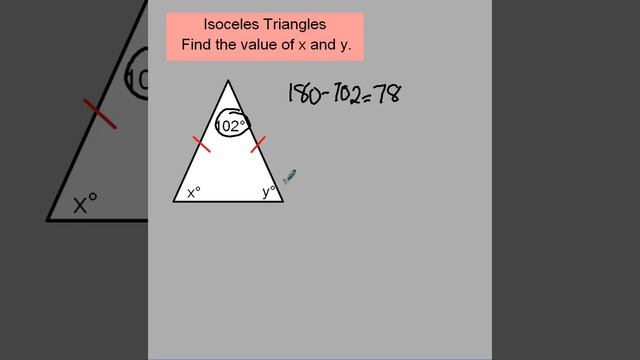 4-6 & 4-7 Finding Angle Measures in Isosceles Triangles 1 смотреть онлайн
