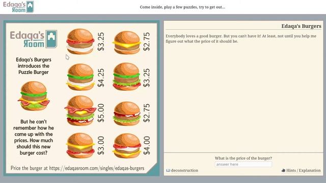 Edaqa's Burgers Walkthrough смотреть онлайн