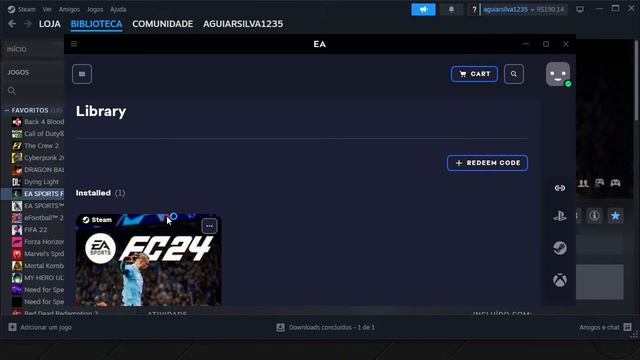 EA SPORTS FC 24 (Steam) by lucas2004mil, broadcast from Boosteroid, 2023.10.14, 17:25:42 смотреть онлайн