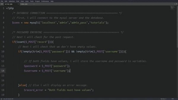 How can we encode a password and store it in the database using php | Hash and de-hash a password