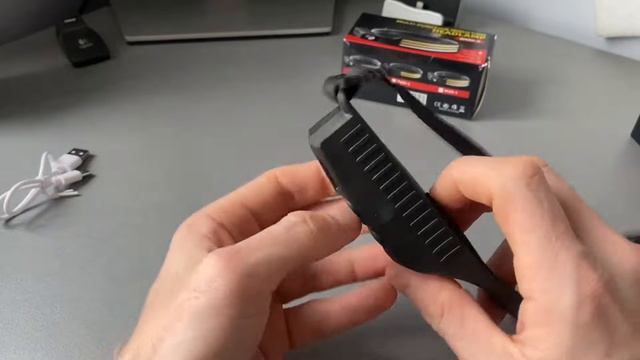 Налобный Led фонарик светодиодный широкоугольный свет от 5-ти режимов света с аккумулятором 18650 смотреть онлайн