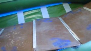 Самодельные  слани и киль на лодку из ПВХ Сделаете , не пожалеете