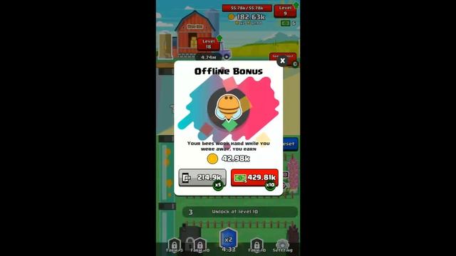 Bee Inc - Idle Bee Factory Clicker Gameplay | Android Simulation Game смотреть онлайн
