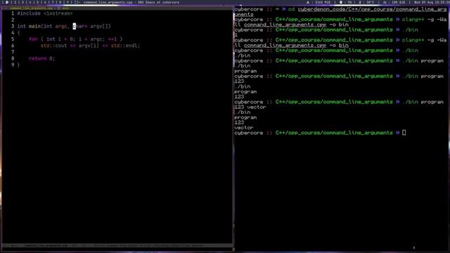 C++ понятный курс для начинающих. #28 Аргументы командной строки. Command line arguments. смотреть онлайн