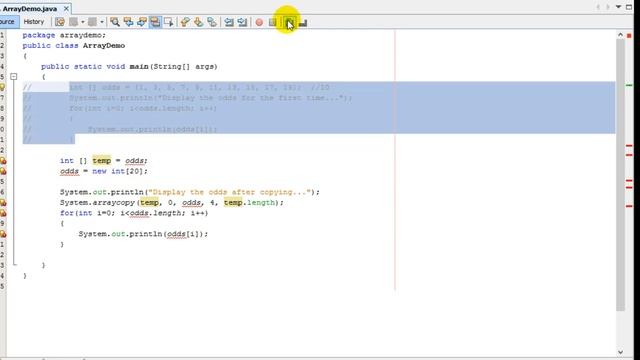 45. arraycopy in Java смотреть онлайн