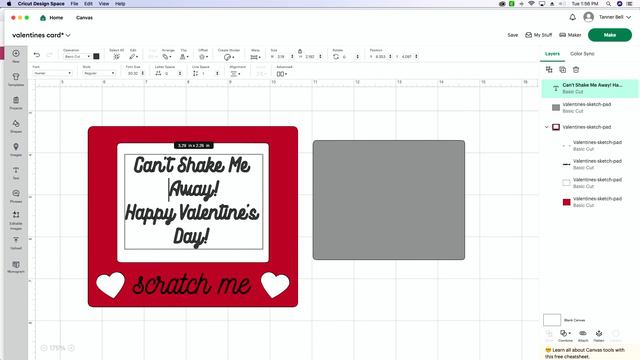DIY Cricut Scratch Off Card: THE 2024 Valentine You CAN’T MISS! ❤️ смотреть онлайн