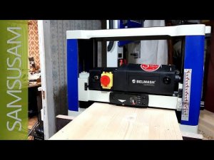 BELMASH P2200M. Часть 3. Работа рейсмуса по хвое  Работа калибра  Стружкоудаление