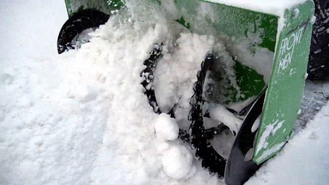 Снегоочиститель фрезерно-роторный 1120 для мини-погрузчика FRONTMEN смотреть онлайн