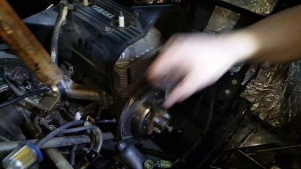 Ямаха Викинг 540 пропала зарядка и свет