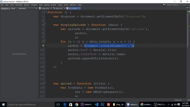 Drag and drop files to upload using PHP & JQuery JS смотреть онлайн