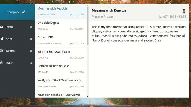 React - Inbox смотреть онлайн