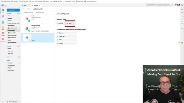 How To Set Up IMAP For Your Personal Email Using Zoho Mail смотреть онлайн