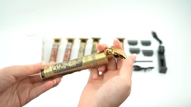 Professional Barber Hair Clipper Rechargeable Electric Cutting Machine Beard Trimmer Shaver Cordles смотреть онлайн