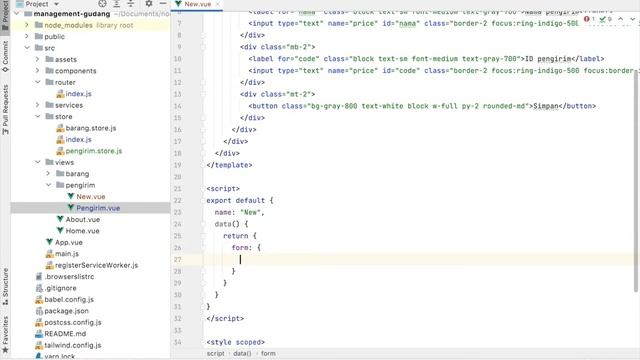 Management Gudang Spring Boot + Vuejs 09: create update & delete pengirim смотреть онлайн
