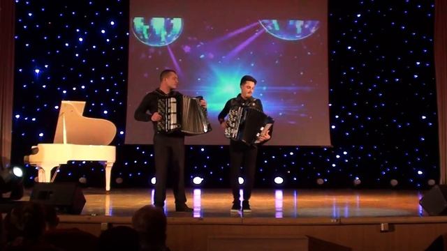 Accordion.V.Monty-Chardash.Duo Konstantin Kukushkin & Mikhail Olshansky stage БАЯН АККОРДЕОН смотреть онлайн