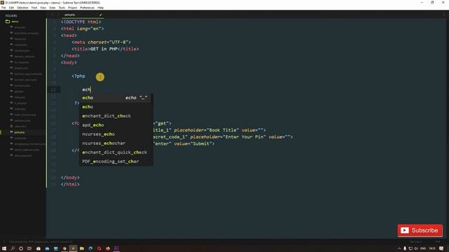 Post Method in PHP | PHP Tutorial For Beginners Full [Beginner To Advance] смотреть онлайн