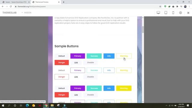 Yaseen: Yaseen Bootstrap HTML template смотреть онлайн