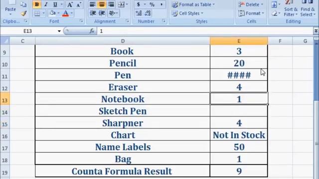 Count Non Empty Cells in Excel Hindi смотреть онлайн