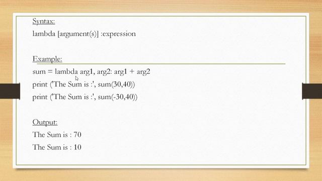 12th computer science - chapter 7 -anonymous or lambda function in python смотреть онлайн