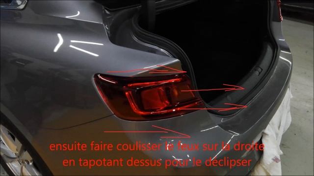 Tuto Démontage Feux Ar Renault Talisman/Disassembly Rear Light Renault Talisman