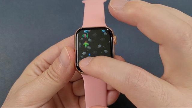 KIWITIME IWO i7 Mini Smart Watch Rose Pink Unbox-No.1 41mm Watch 7 Clone?Beat IWO W26 W27 Pro HW22? смотреть онлайн