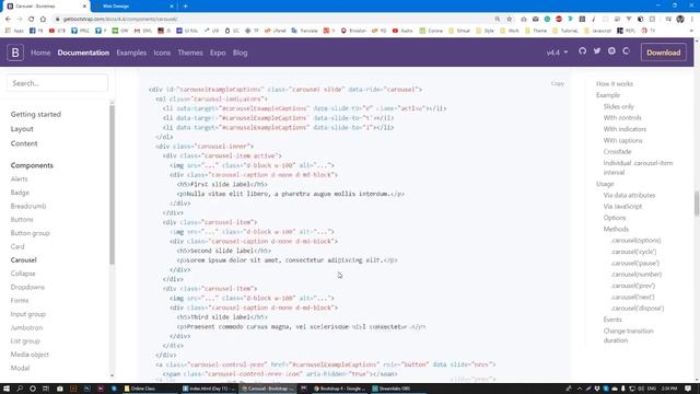 Web Design Class 11 (Bootstrap v4) смотреть онлайн